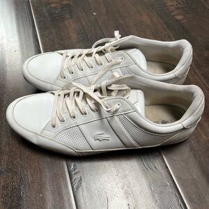 Lacoste Chaymon White Sneakers Mens 10.5